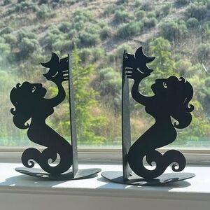 Vintage Starbucks Siren book ends